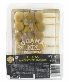 Pinchos de anchoa Gildas Bogamar 95 g