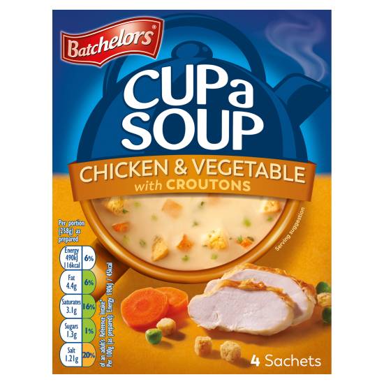 Batchelors Chicken & Vegetable With Croutons Instant Soup (110g)