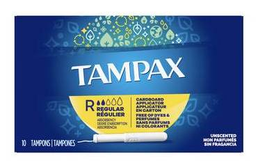 Tampax Regular Tampons 10PK