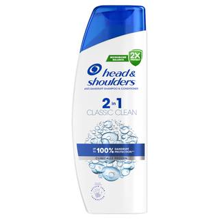 Head & Shoulders Classic Clean 2in1 Anti Dandruff Shampoo 330ml. Refreshing Clean Scent