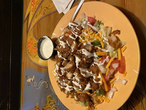 Order Regular Crispy Chicken Salad food online from Lindburgers store, Jupiter on bringmethat.com