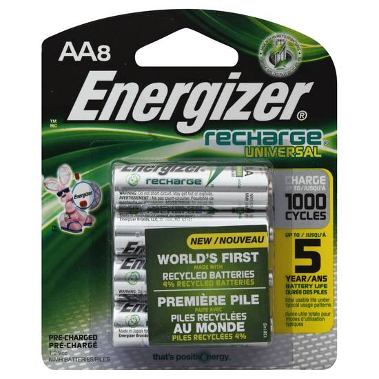 Energizer Recharge Universal Aa Batteries