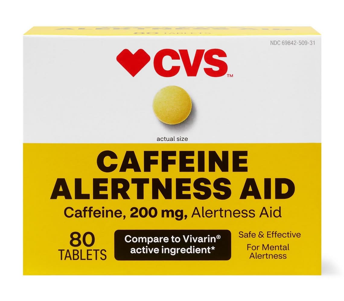 CVS Caffeine 200 MG Tablets