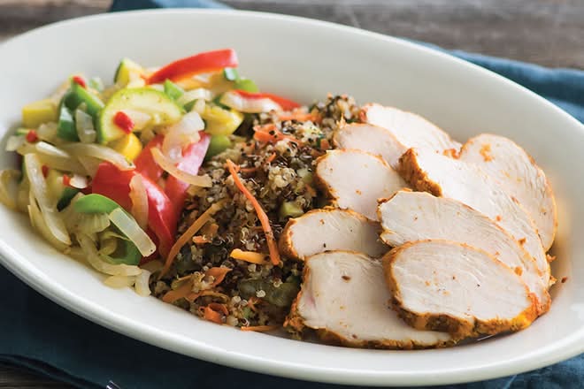 Power Plate With Chicken