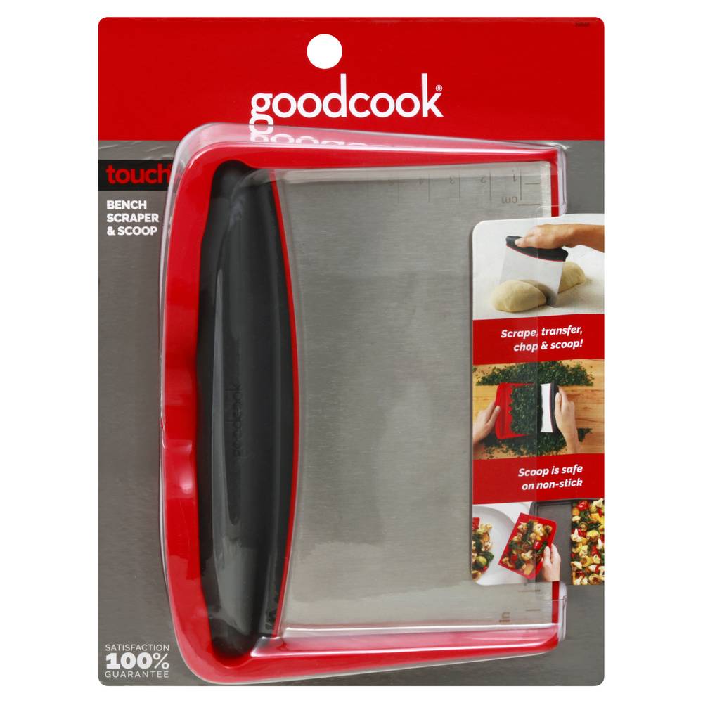 GoodCook Touch Stainless Steel Bench Scraper & Scoop