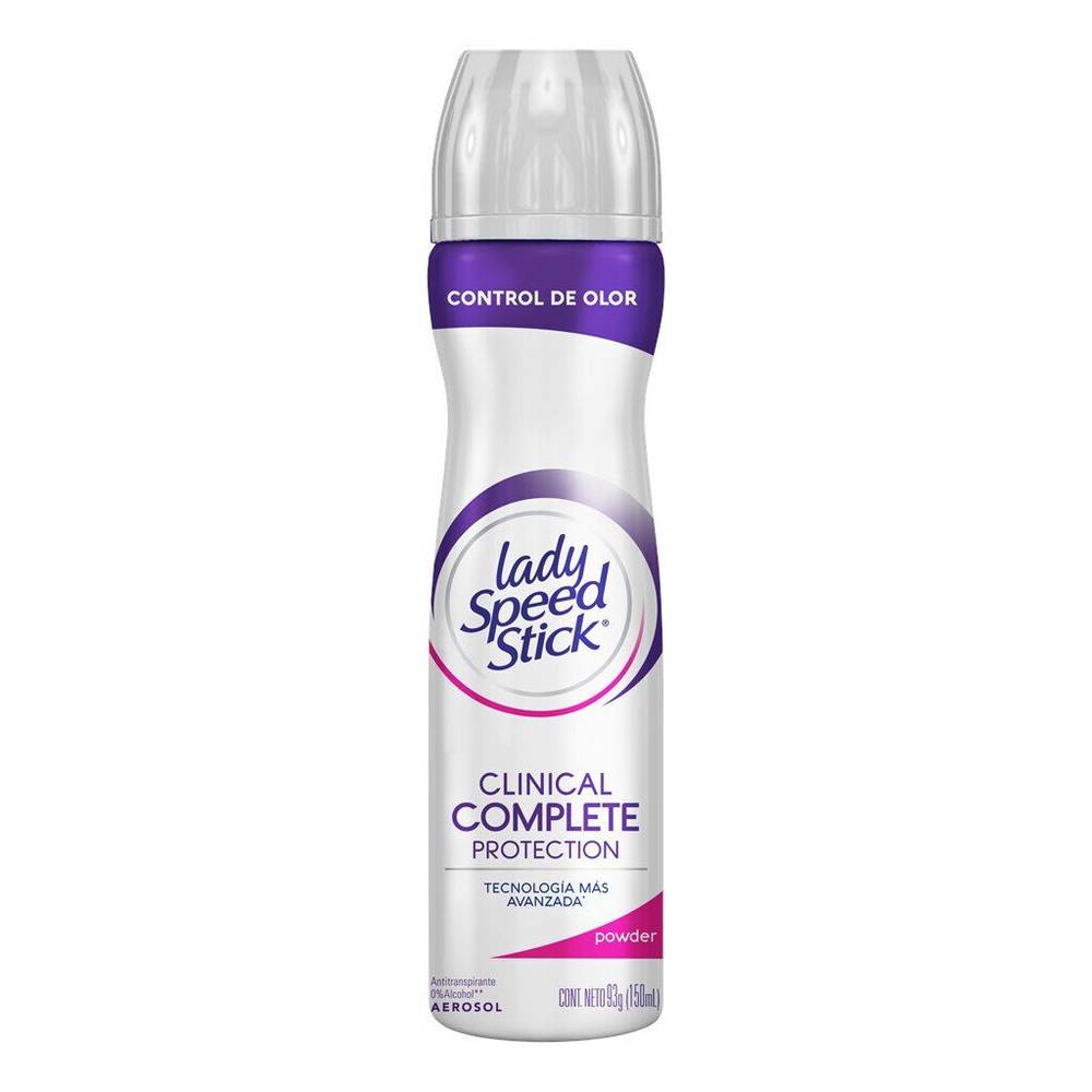 Lady speed sstick antitranspirante clinical complete protection (aerosol 93 g)