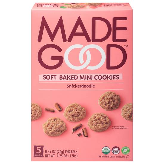 Madegood Snickerdoodle Soft Baked Mini Cookies