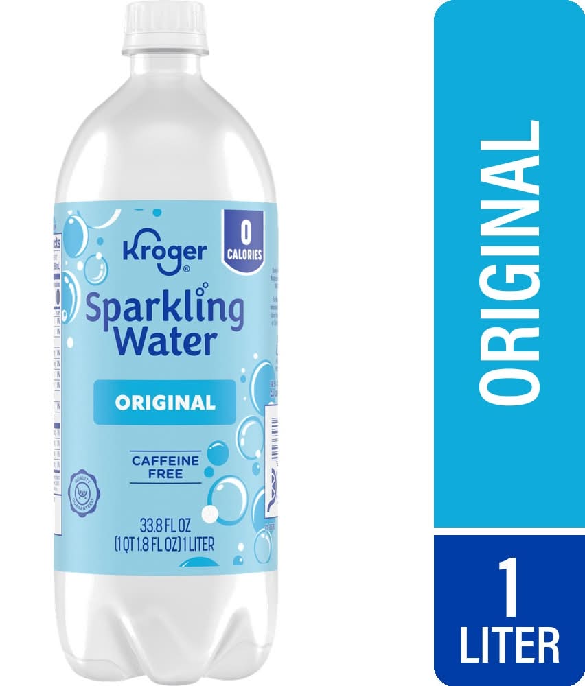 Kroger Sparkling Water, Original (33.8 fl oz)