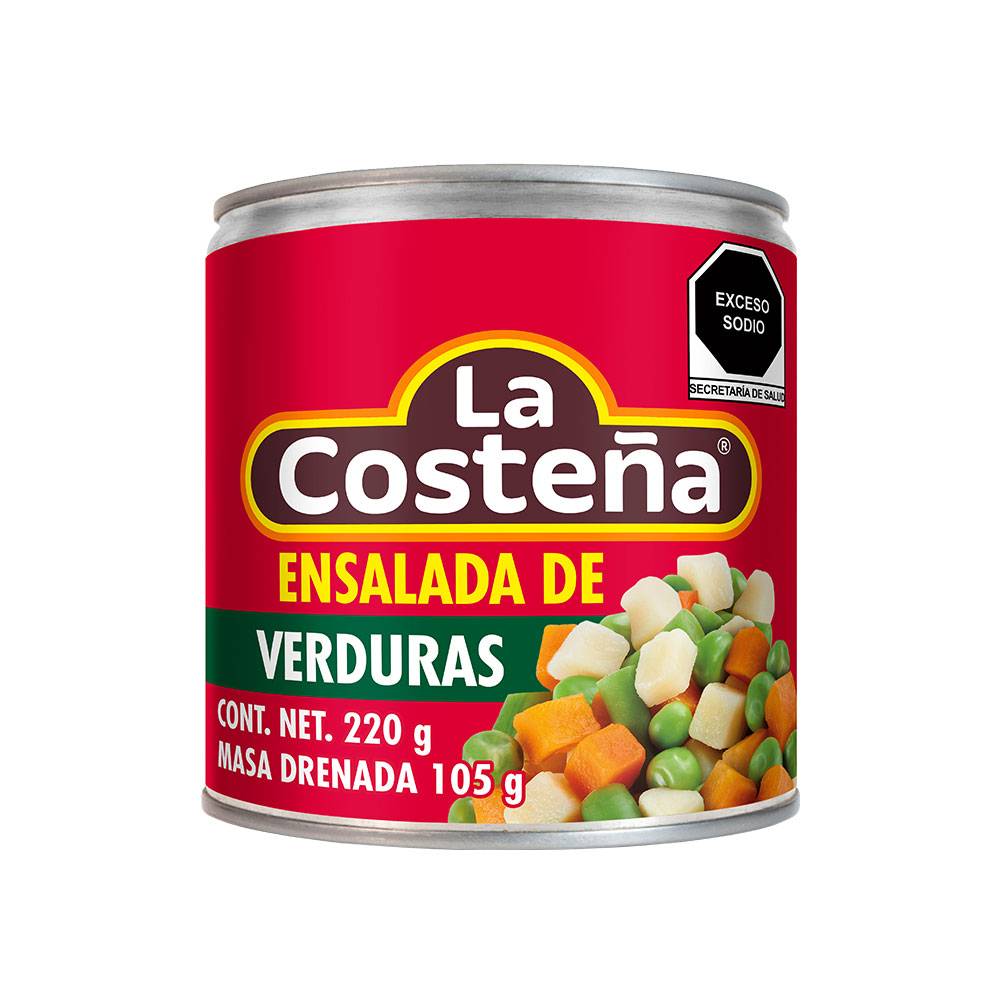 La costeña ensalada de verduras (lata 220 g)