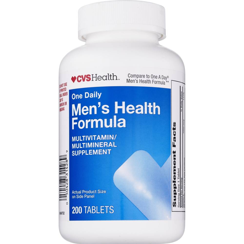 CVS Health Men's Health Multivitamin Tablets, 200 CT