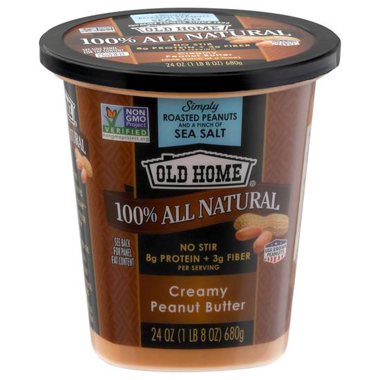 Old Home 100% All Natural Creamy Peanut Butter