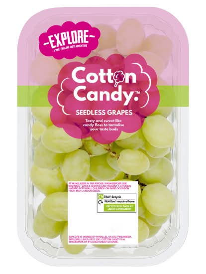 Explore Cotton Candy Seedless Grapes (400g)