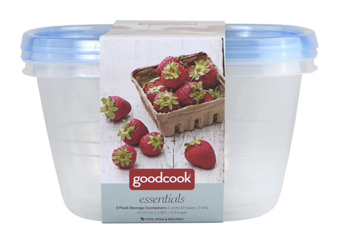 Goodcook Essentials Deep Square Food Storage Containers 2 Ct