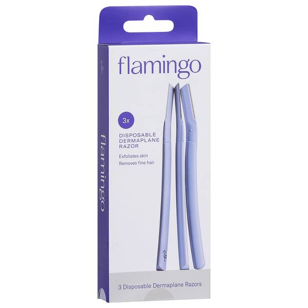 Flamingo Facial Razors Dermaplane (3 ct)