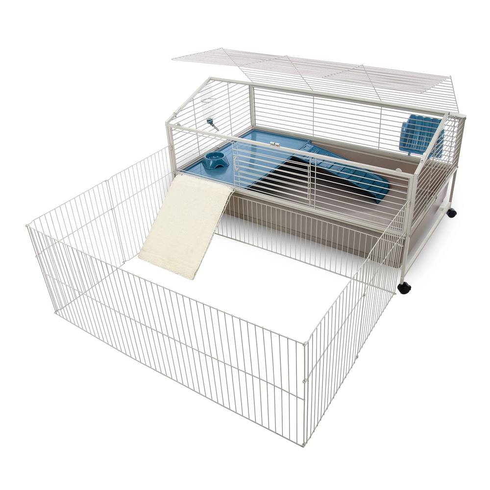 Full Cheeks Courtyard Rabbit Habitat Cage Accessories