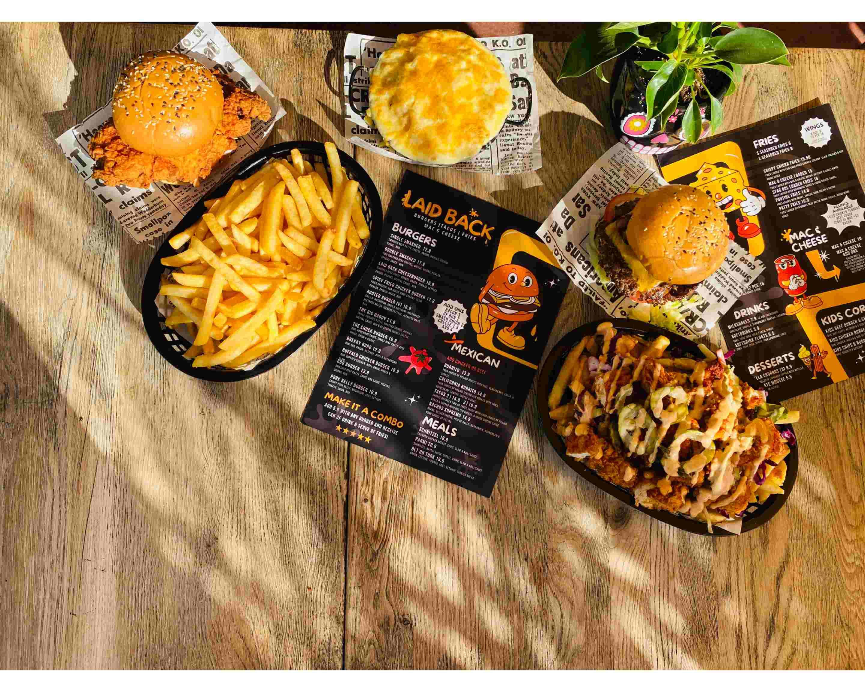 Order Laid Back | Menu & Prices | Brisbane Delivery | Uber Eats