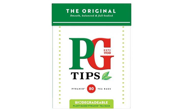 PG Tips Orginal Tea Bags 80s 232g (385260)