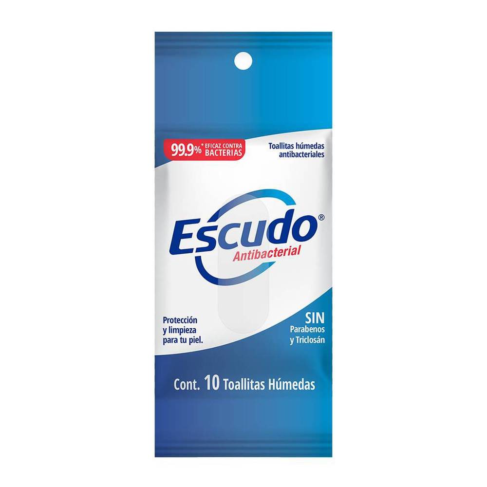 Escudo · Toalla húmeda antibacterial (100 g)