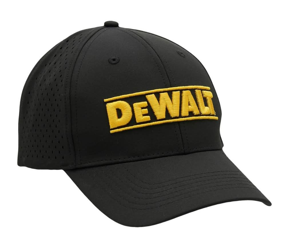Dewalt Men'S 1-Size Black Polyester Mojave Coolpro Hat With Water Repelling Finish
