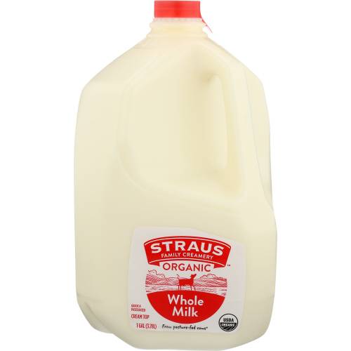 Straus Organic Whole Milk Gallon