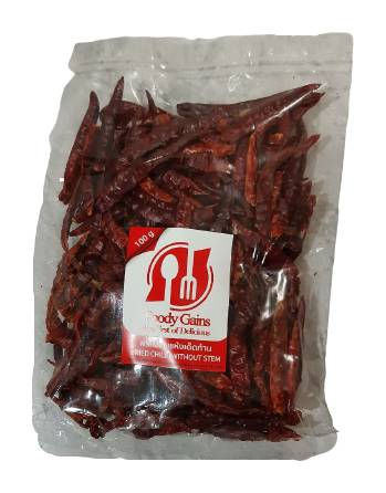 Foody Gains Dried Chili Without Stem (100g)