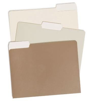 Les Produits U File Folders Subtle Textures (12 ct)