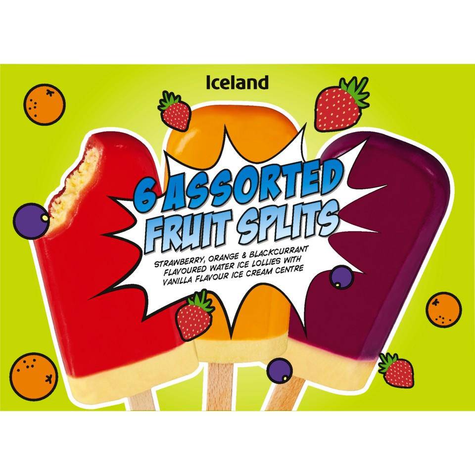 Iceland Splits Ice Lollies (assorted)