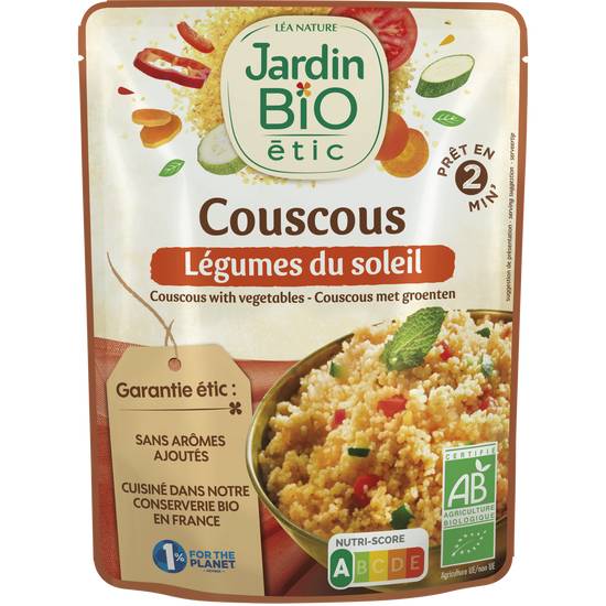 Jardin Bio Étic - Couscous aux legumes bio