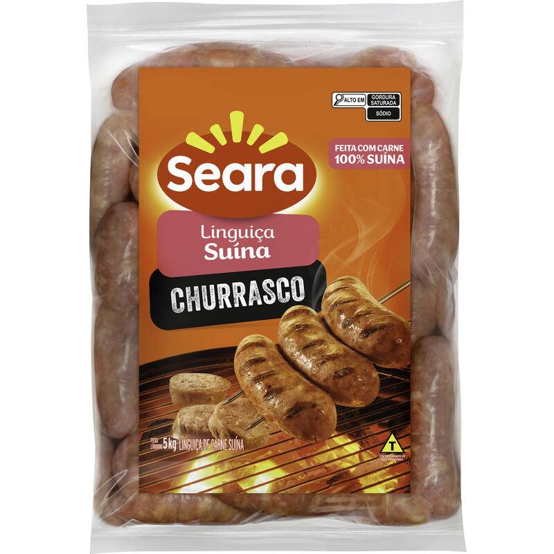 Seara linguiça suína churrasco (5 kg)