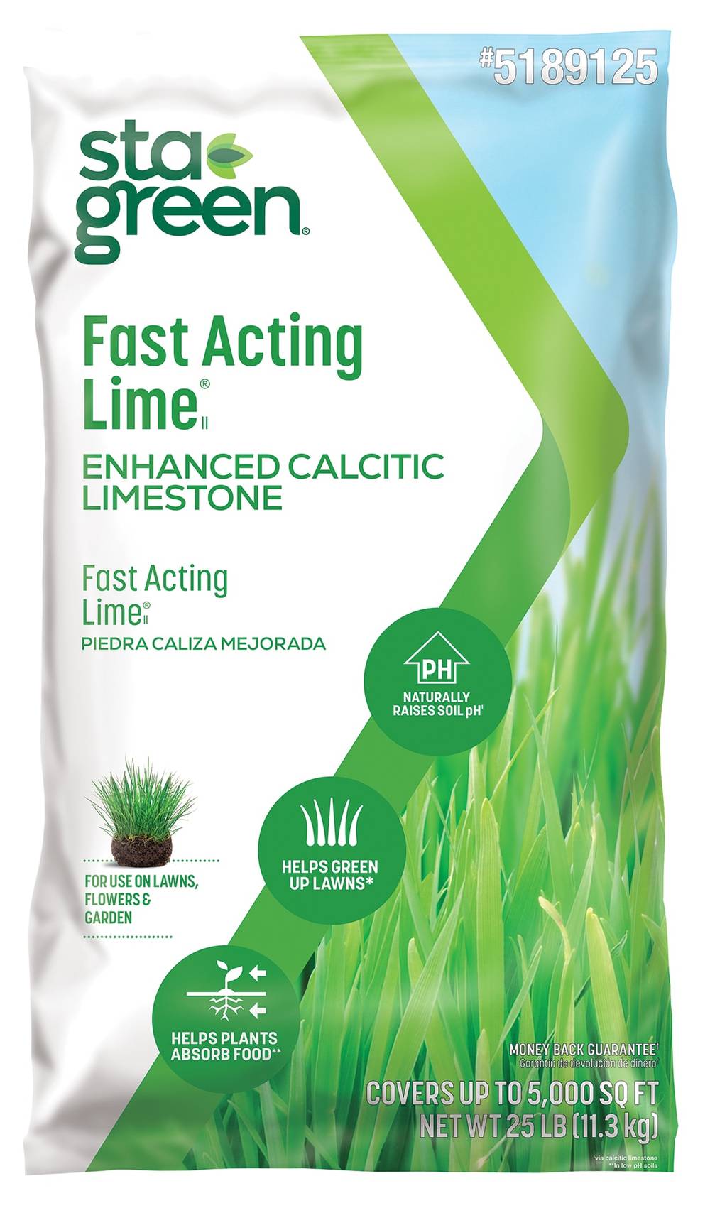 Sta-Green Fast Acting 25Lbs Lime | 12447