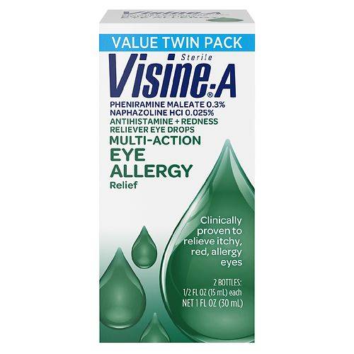 Visine Allergy Relief Eye Drops - 0.5 fl oz x 2 pack