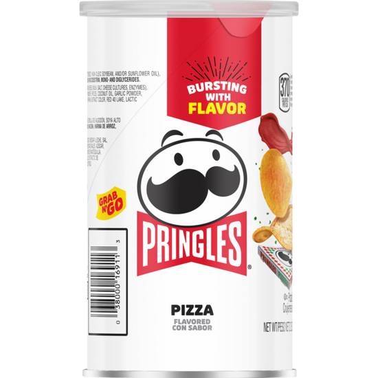 Pringles Grab N' Go Pizza Flavored Potato Crisps 2.5oz