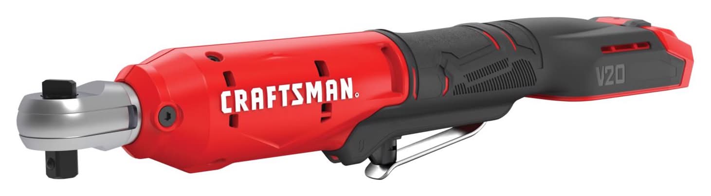Craftsman V20 3/8 In. Brushed Cordless Ratchet Tool Only