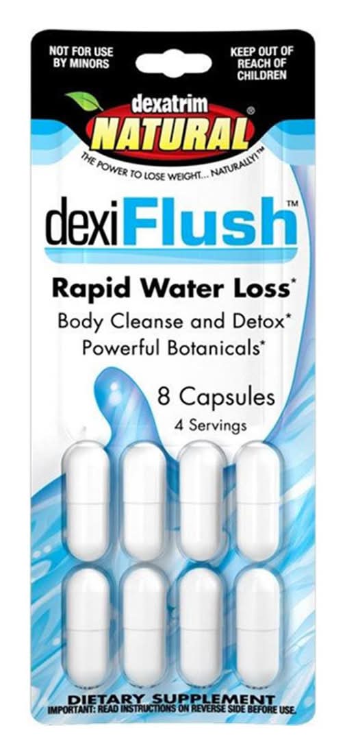 Dexatrim Natural Dexiflush Dietary Supplement Capsules (8 ct)