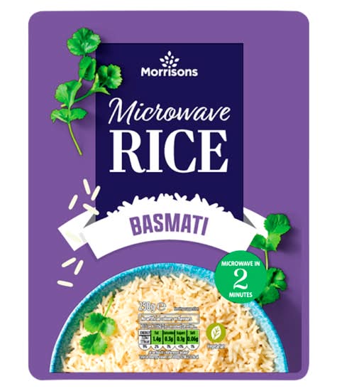Morrisons Microwave Basmati Rice (250g)