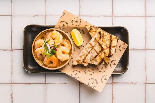 Sautéed King Prawns in Lemon & Chilli Butter