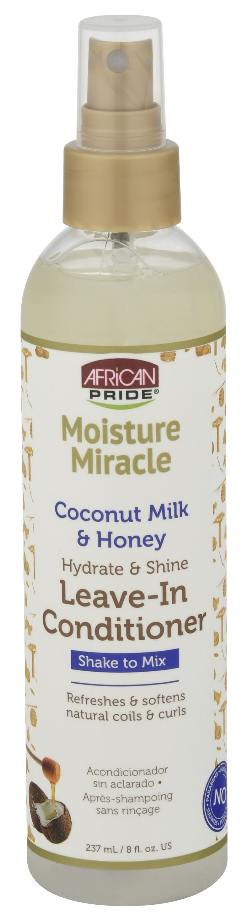 African Pride Coconut Milk & Honey Leave-In Conditioner (8 fl oz)
