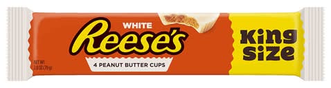 Reese's White Creme Cups Candy, Peanut-Butter (2.8 oz, 4 ct)