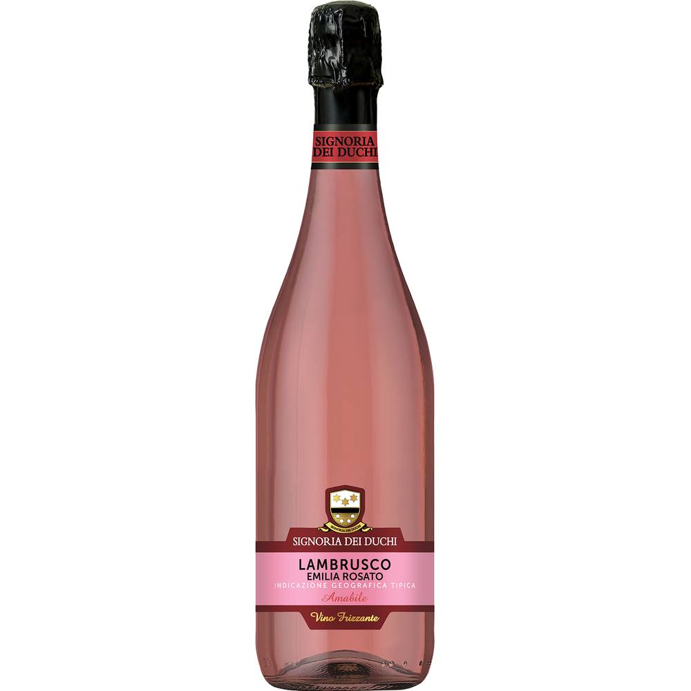 Signoria Dei Duchi - Vin rosé lambrusco dell' emilia rosato amabile i.g.t (750ml)