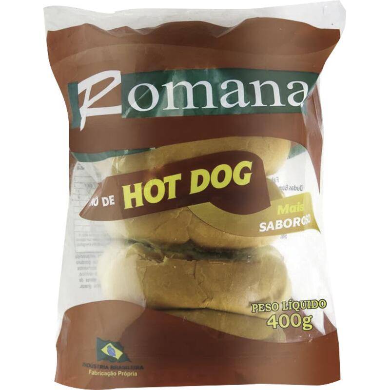 Romana pão de hot dog (400 g)