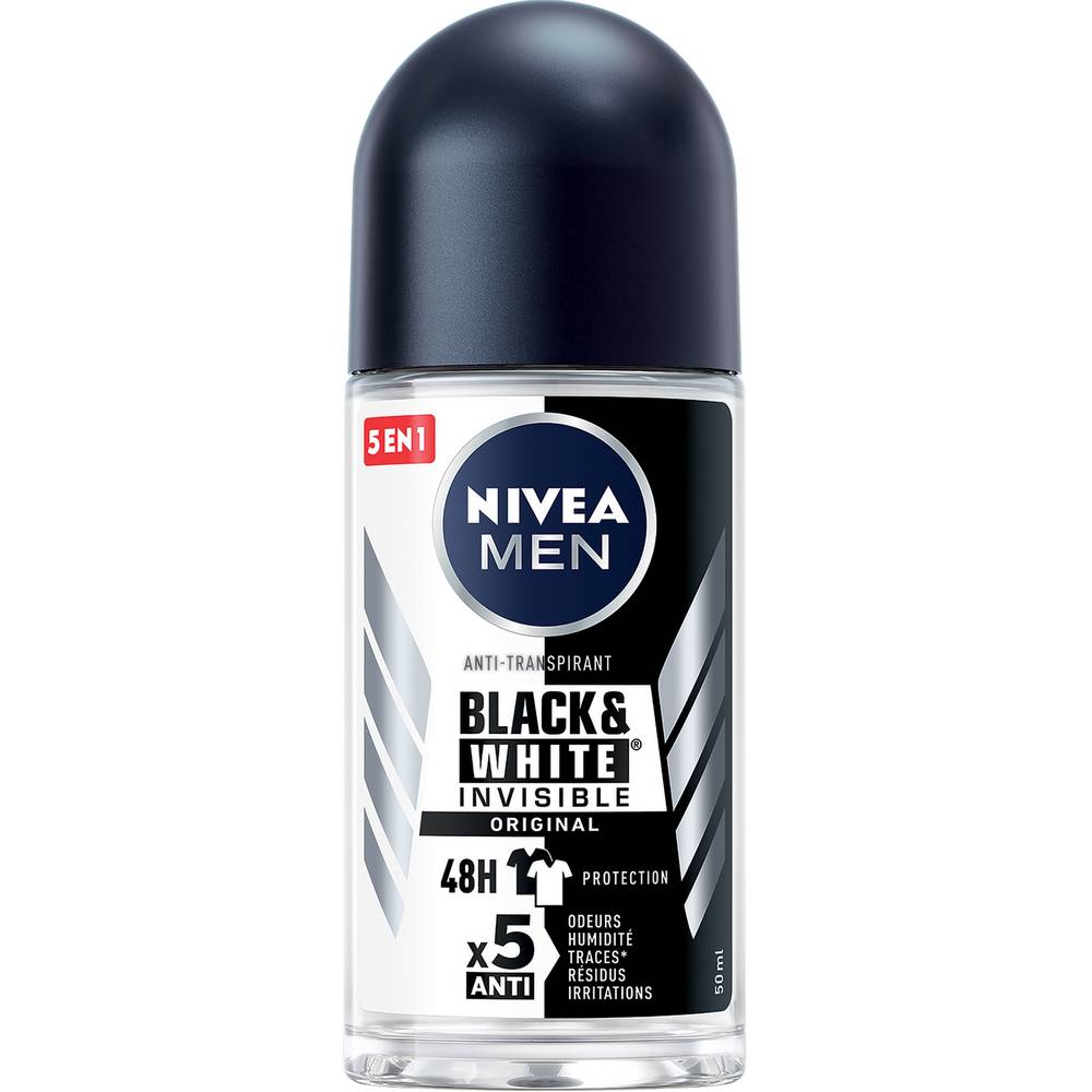 Nivea Men - Déodorant à bille transpirant, male (50ml)