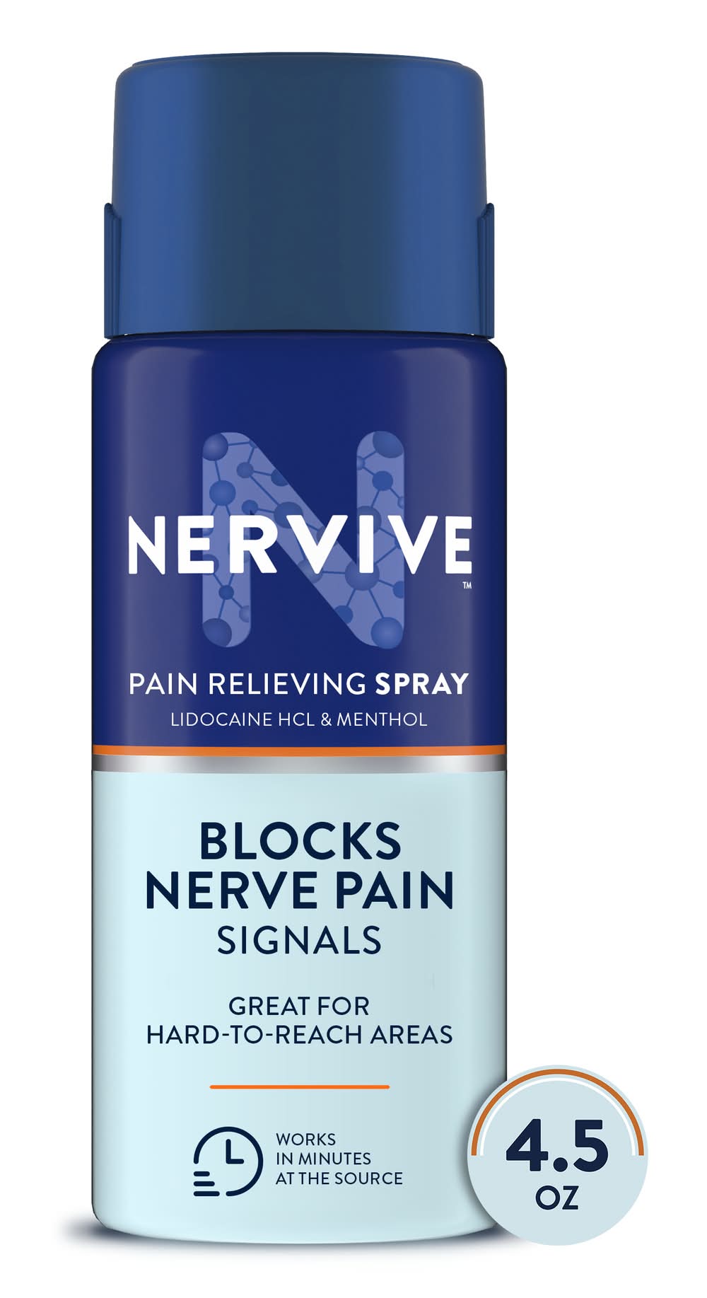 Nervive Blocks Nerve Pain Relieving Spray (4.5 oz)
