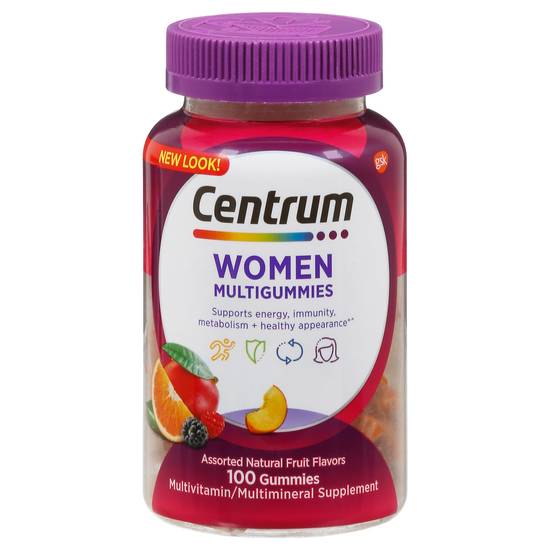 Centrum Fruit Flavors Women Multigummies (100 ct)
