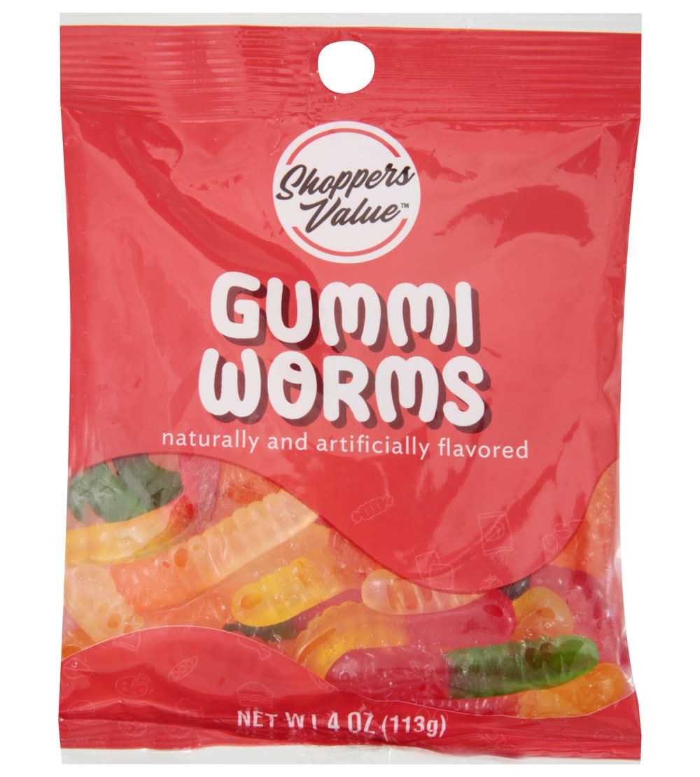 Shoppers Value Gummi Worms Candy (4 oz)