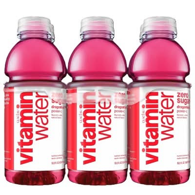 Vitaminwater Power-C Nutrient Enhanced Water Beverage, Dragonfruit (6 x 16.9 fl oz)