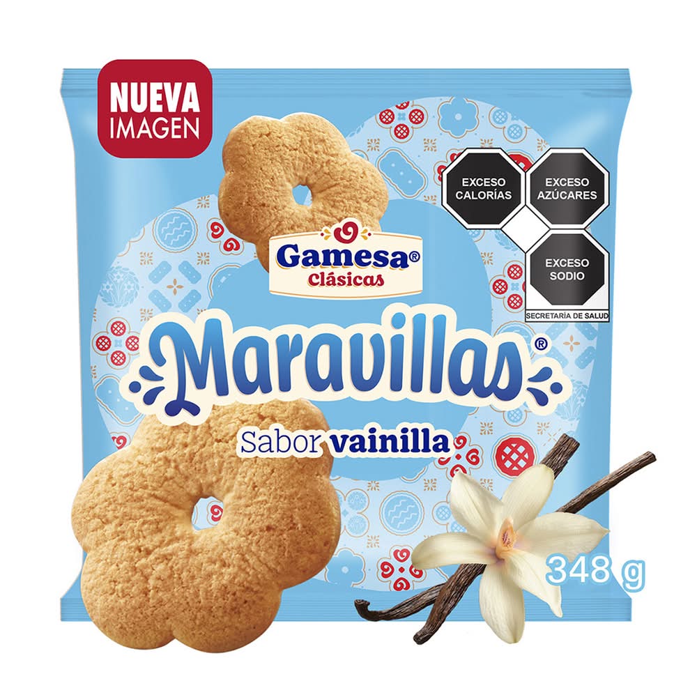 Gamesa · Galletas maravillas clásicas, vainilla (3 un)