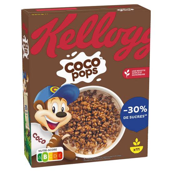 KELLOGG'S - Céréales - Coco Pops  - 350g