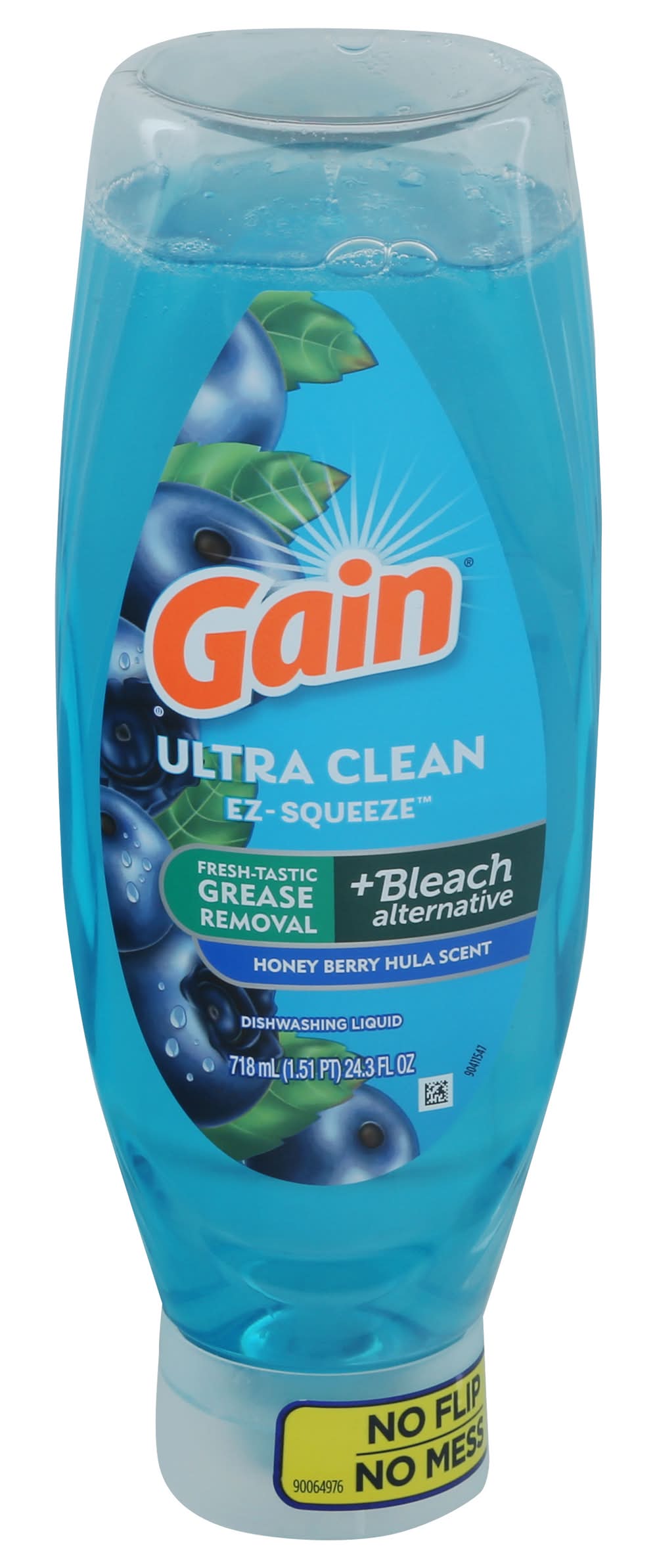 Gain Ez-Squeeze Dishwashing Liquid Dish Soap, Honeyberry Hula Scent, 24.3 fl oz