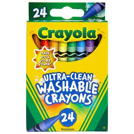 Crayola Ultra Clean Washable Crayons - 24.0 ea