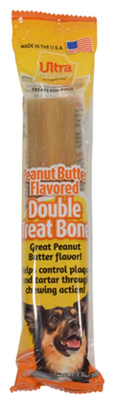 Ultra Chewy Double Treat Peanut Butter Treats For Dogs 2.8 Oz 1 Pk